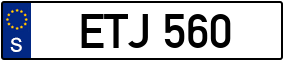 Truck License Plate